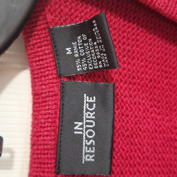 Vintage In Resource Christmas v-neck vest embroidered beaded sequins - S - Picture 2 of 6